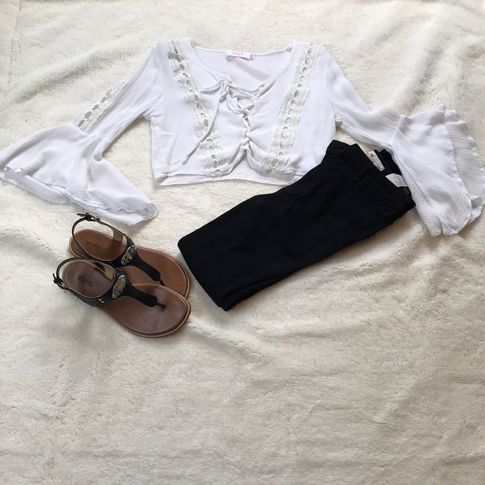 Henrigirl Crop top Bell sleeves - Picture 7 of 8